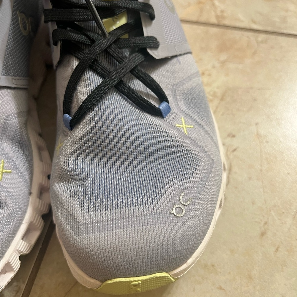 On Running Cloud X Sneakers in Black and Blueish/Gray - Picture 3 of 13